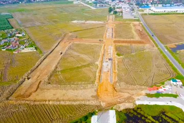 Construction progreConstruction progress updated in October 2023 – Technical infrastructure project of residential area in Xuan Hoa - Tho Hai commune, Tho Xuan district, Thanh Hoa province